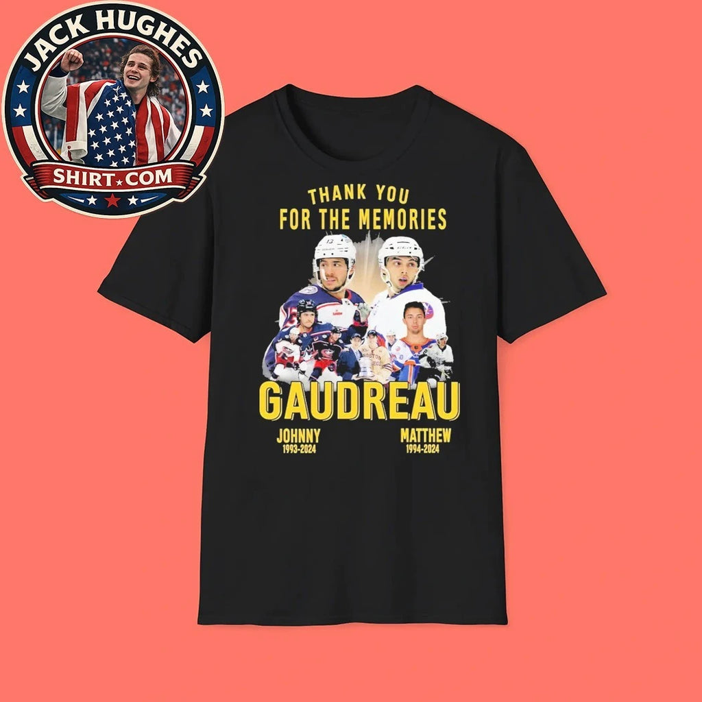 2026 USA Hockey Olympic Gold Medals Thank You For The Memories Gaudreau Johnny 1993-2024 And Matthew 1994-2024 New T-Shirt