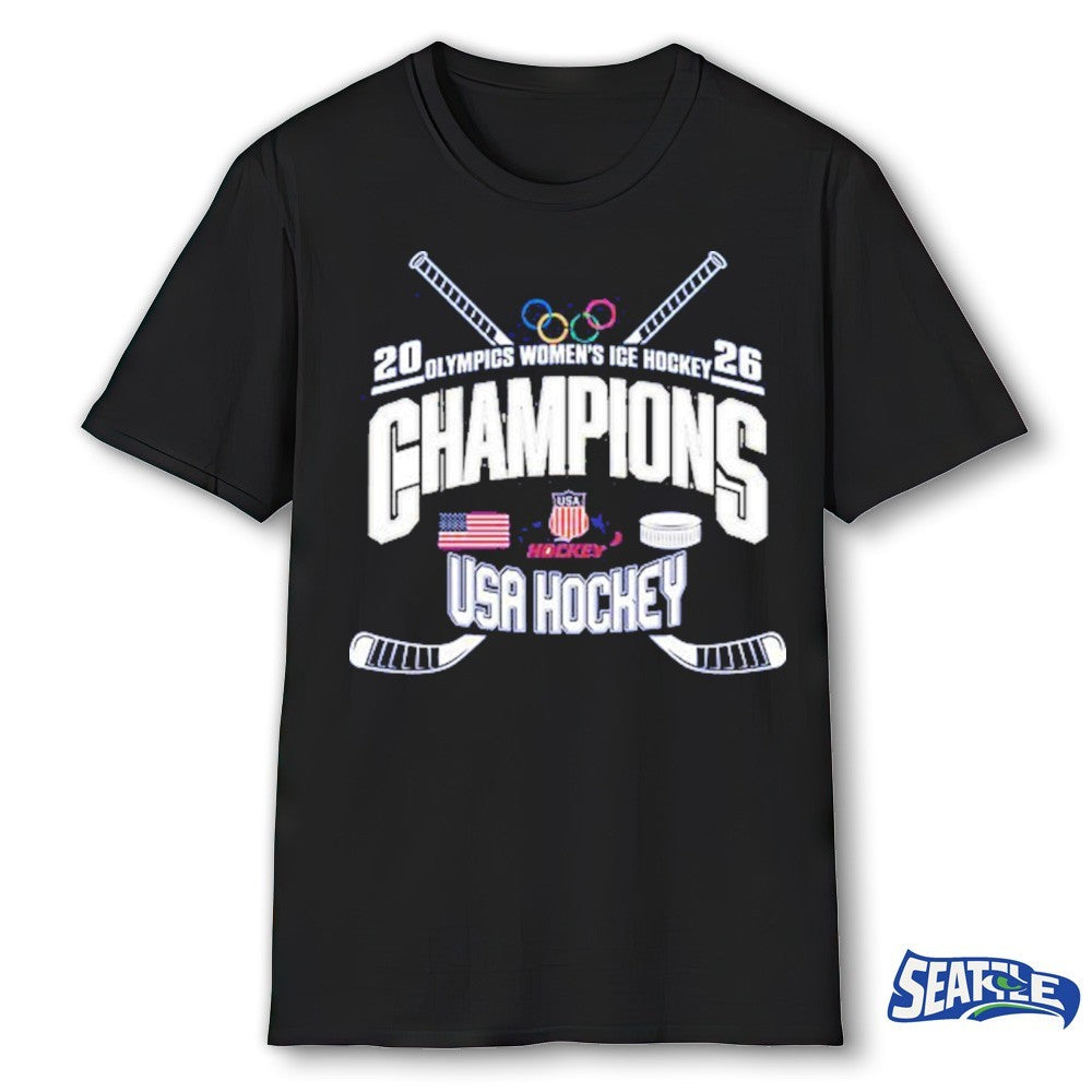 2026 USA Women’s Ice Hockey Team 2x Champions Milan Cortina Winter Olympics shirt