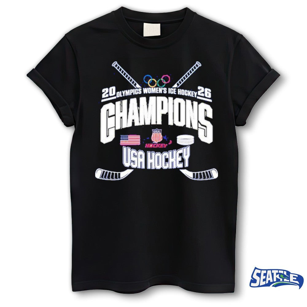 2026 USA Women’s Ice Hockey Team 2x Champions Milan Cortina Winter Olympics shirt