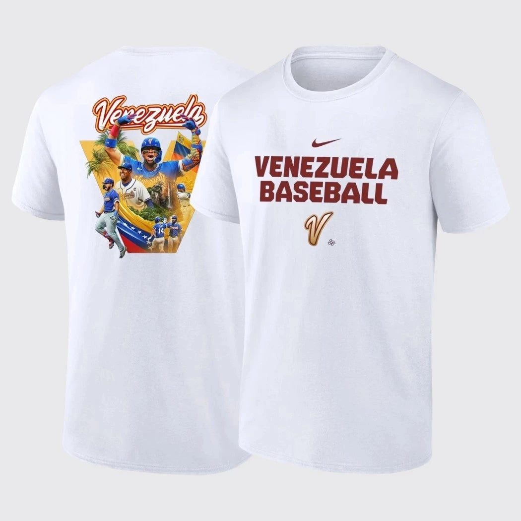 2026 Venezuela Team Champions World Baseball Classic Two Sided Shirt