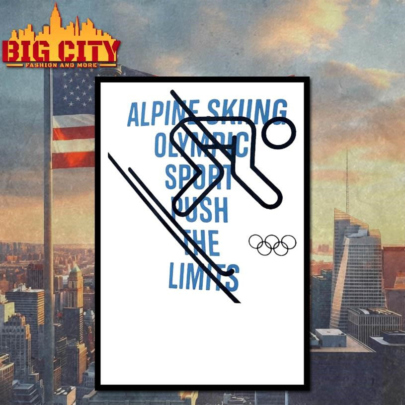 2026 Winter Olympics Alpine Skiing Graphic Shirt