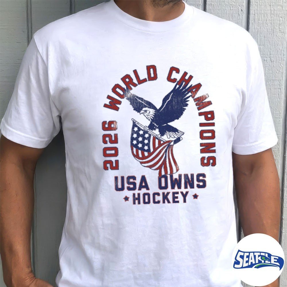 2026 Winter Olympics USA World Champions USA Owns Hockey shirt