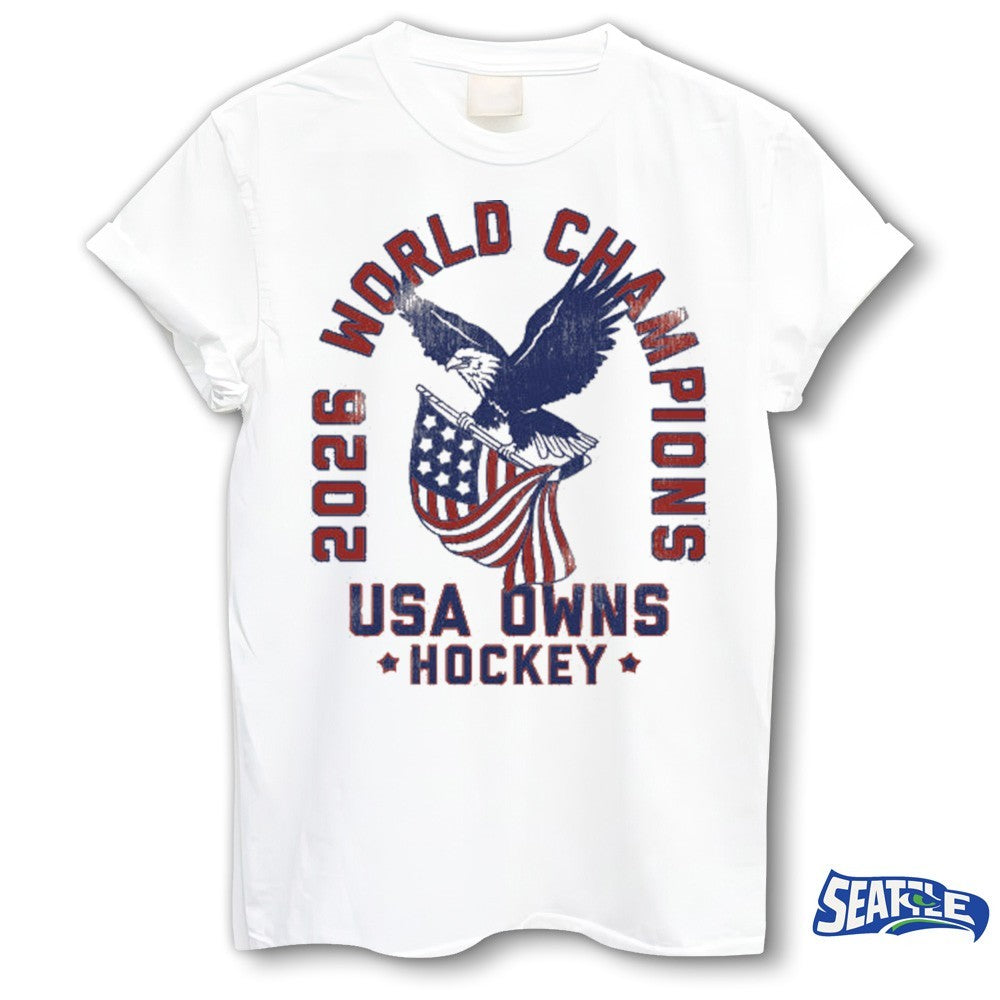 2026 Winter Olympics USA World Champions USA Owns Hockey shirt