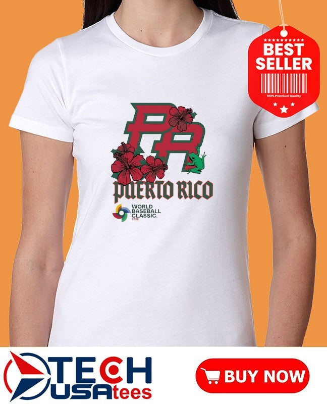 2026 World Baseball Classic Puerto Rico logo shirt