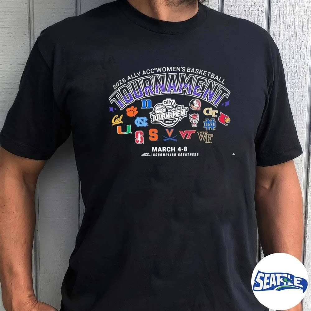2026 Ally ACC Women’s Basketball Tournament March 4-8, 2026 shirt