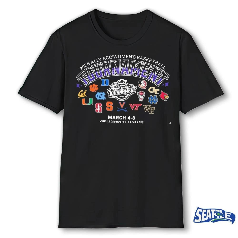2026 Ally ACC Women’s Basketball Tournament March 4-8, 2026 shirt