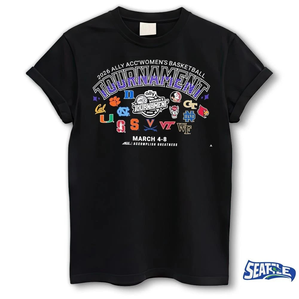 2026 Ally ACC Women’s Basketball Tournament March 4-8, 2026 shirt