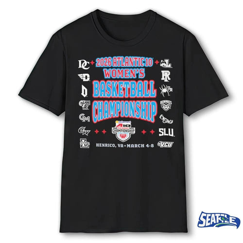 2026 Atlantic 10 Women’s Basketball Championship March 4-8, 2026, in Henrico, Virginia shirt