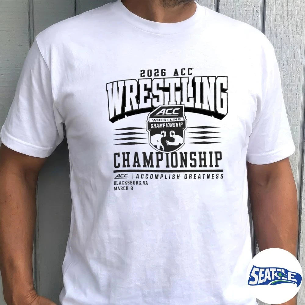 2026 Atlantic Coast Conference Wrestling Championships Champion shirt