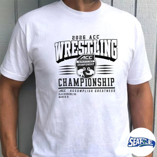 2026 Atlantic Coast Conference Wrestling Championships Champion shirt