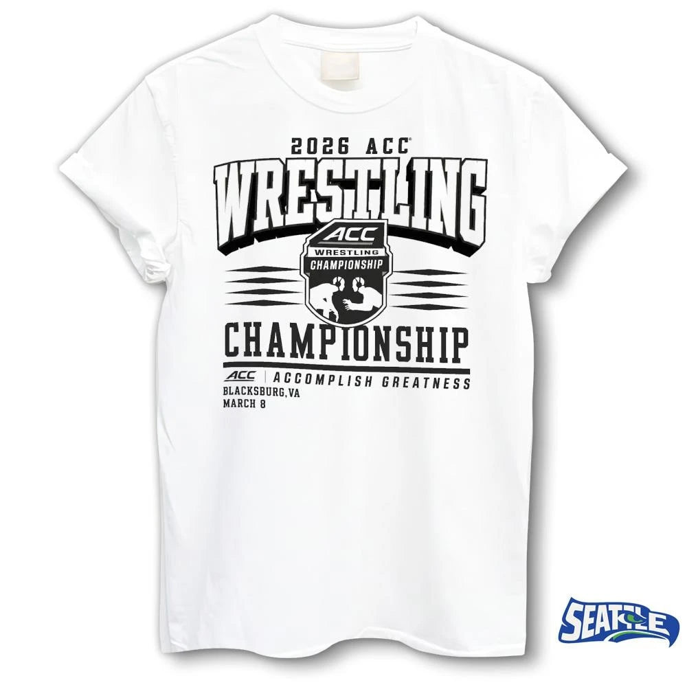 2026 Atlantic Coast Conference Wrestling Championships Champion shirt