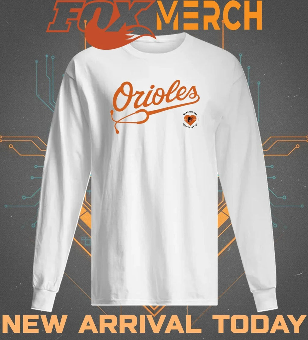 2026 Baltimore Orioles healthcare appreciation night t-shirt