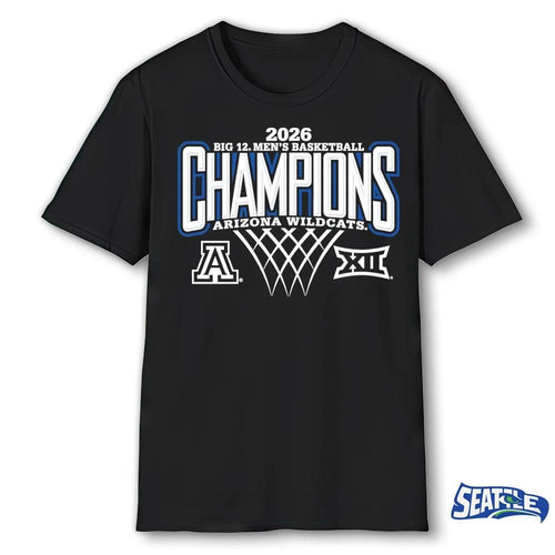 2026 Big 12 Men’s Basketball Regular Season Champions Arizona Wildcats shirt