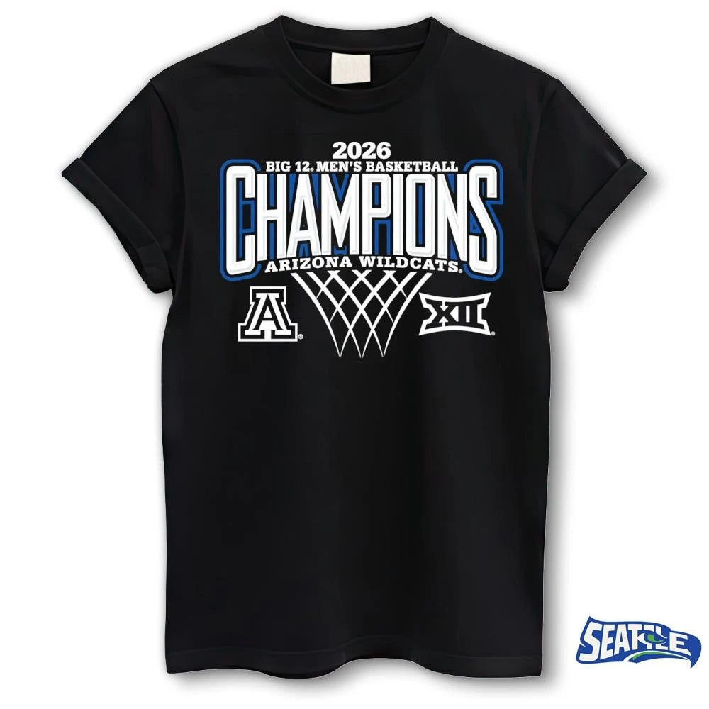 2026 Big 12 Men’s Basketball Regular Season Champions Arizona Wildcats shirt