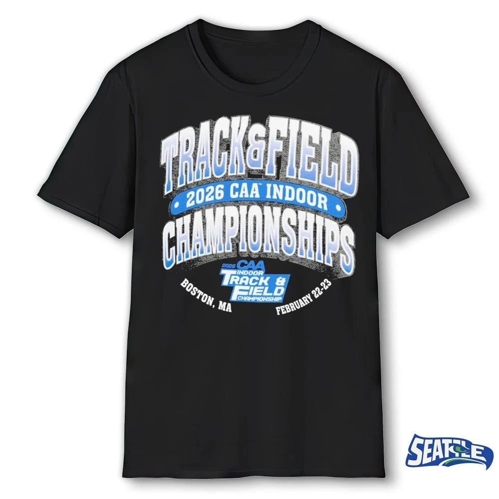 2026 CAA Indoor Track &amp; Field Championships Boston, MA February 22-23 shirt