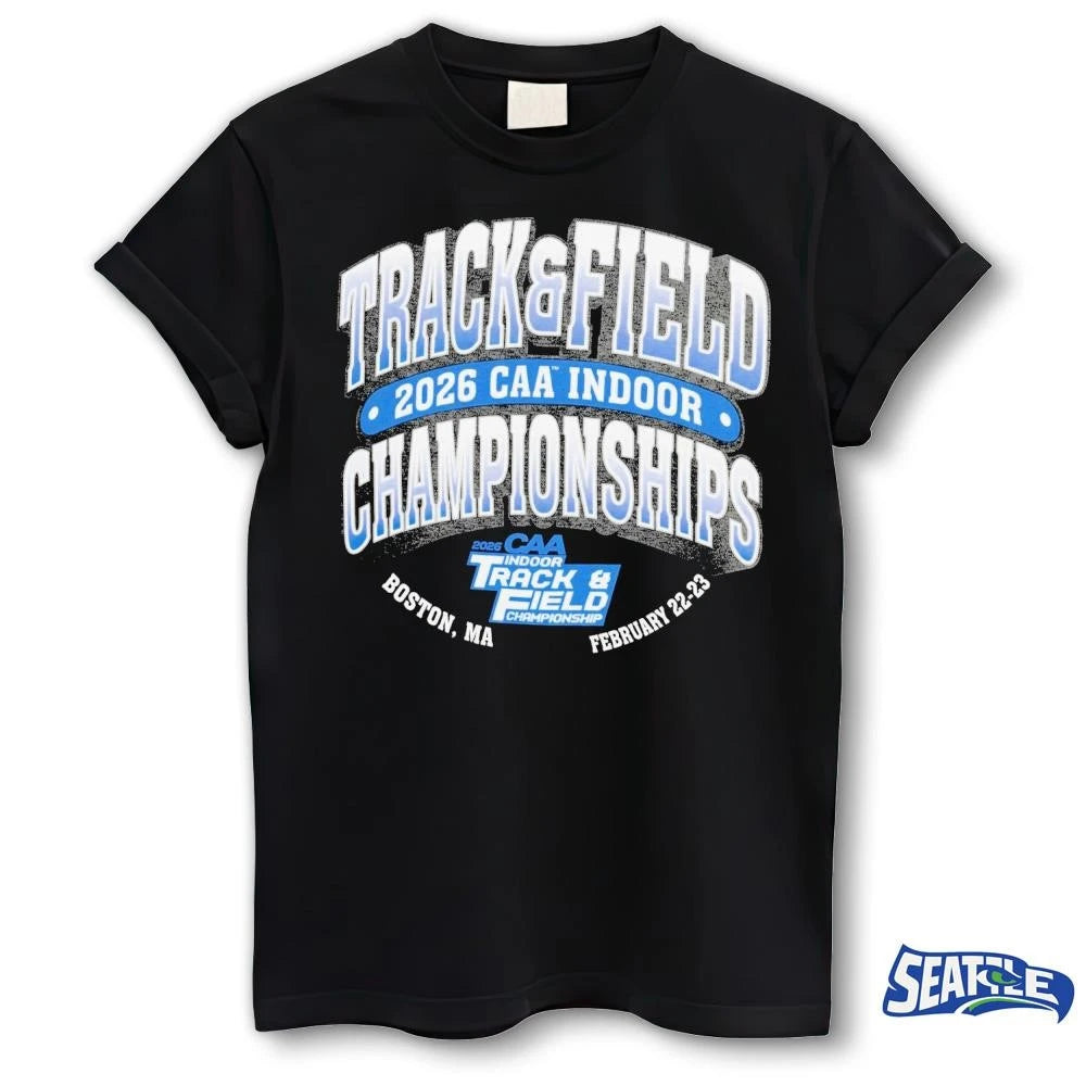 2026 CAA Indoor Track &amp; Field Championships Boston, MA February 22-23 shirt