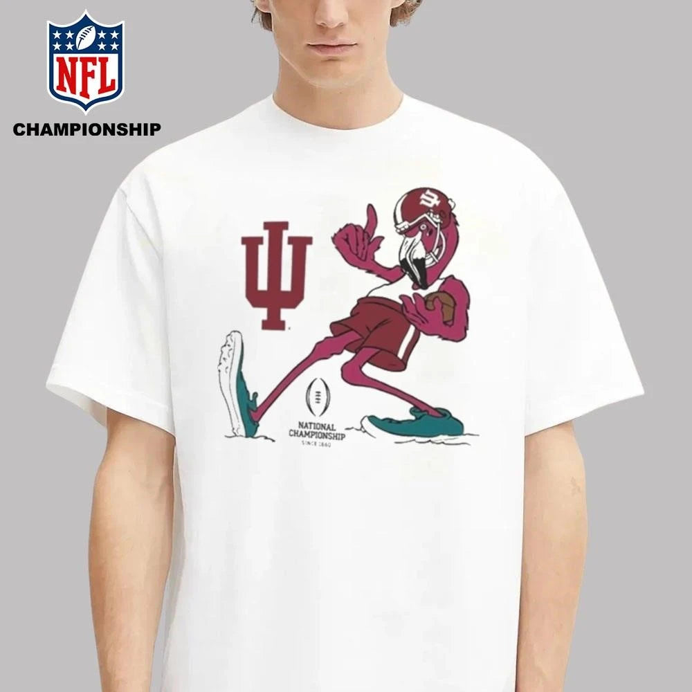 2026 CFP National Championship Indiana Flamingo Logos Merchandise Shirt