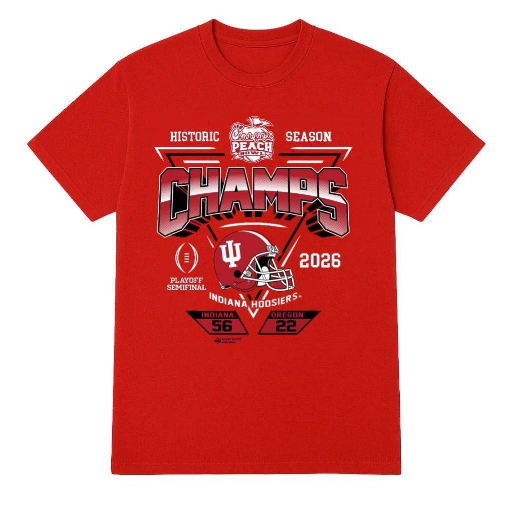 2026 Chick-fil-A Peach Bowl Indiana Champs Score Shirt