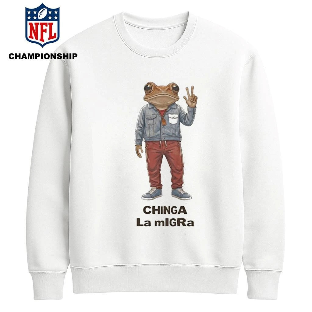 2026 Chinga La Migra Ice Out Frog Shirt
