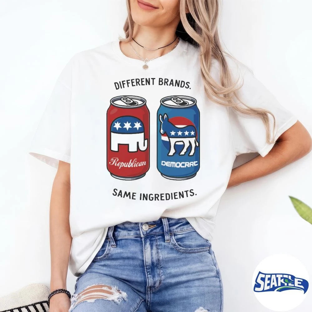 2026 Different Brands Same Ingredients Republican Democracy shirt