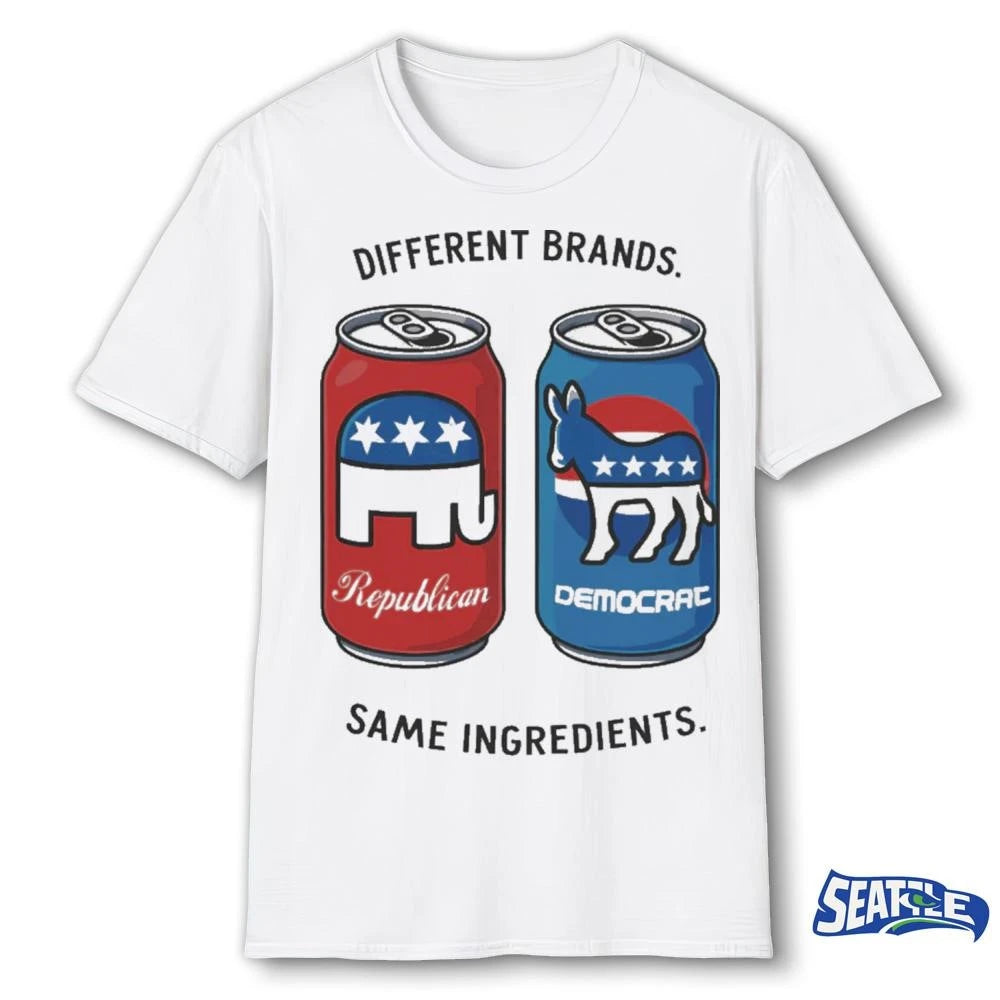2026 Different Brands Same Ingredients Republican Democracy shirt