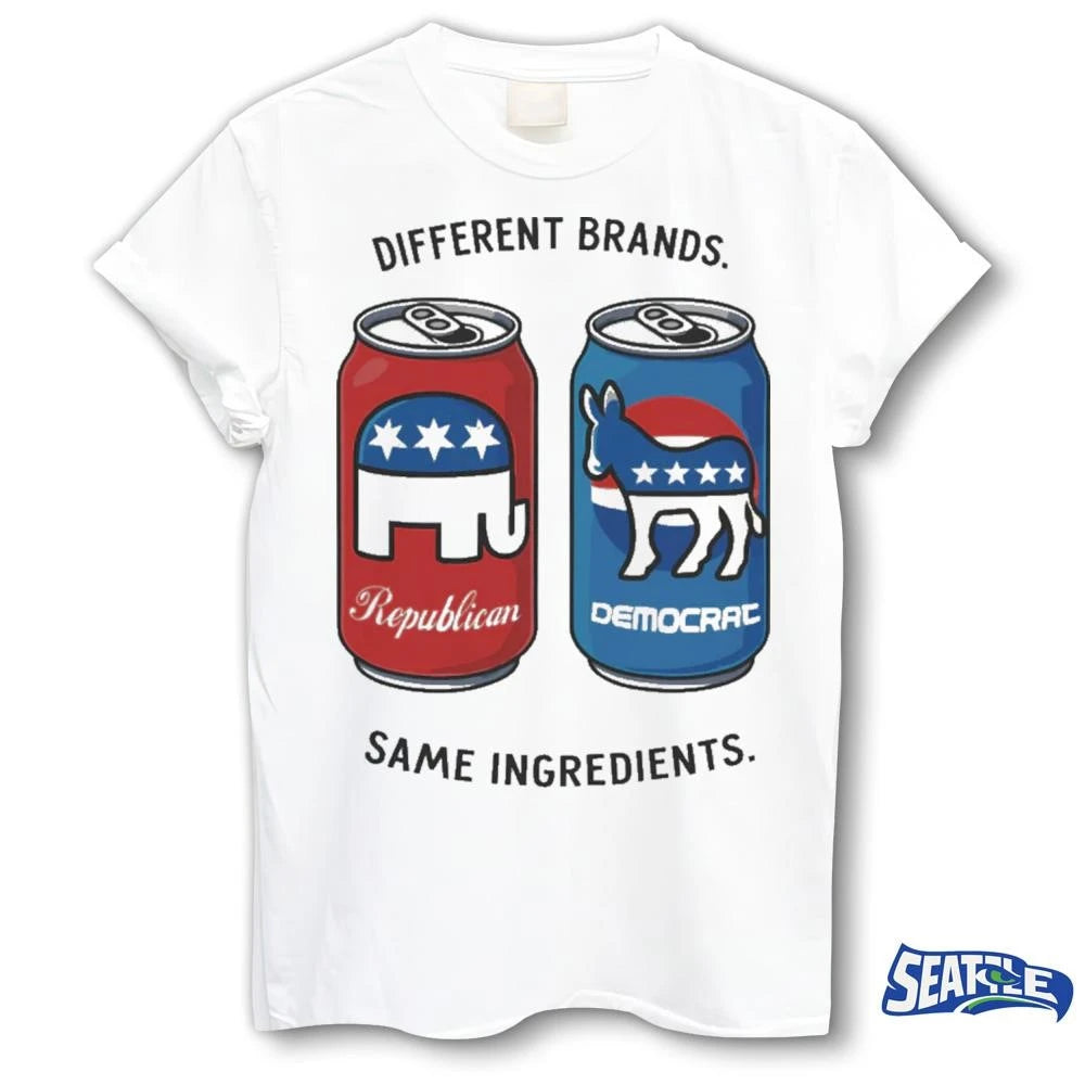 2026 Different Brands Same Ingredients Republican Democracy shirt