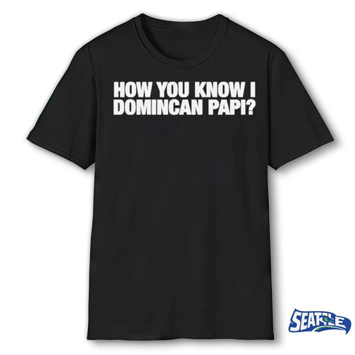 2026 How You Know I Domincan Papi shirt
