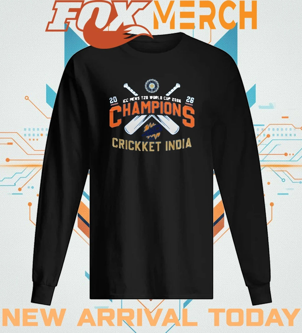 2026 ICC Men’s T20 World Cup Champions Indian Cricket shirt