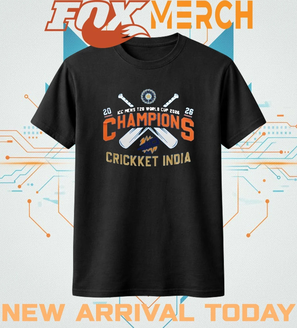 2026 ICC Men’s T20 World Cup Champions Indian Cricket shirt