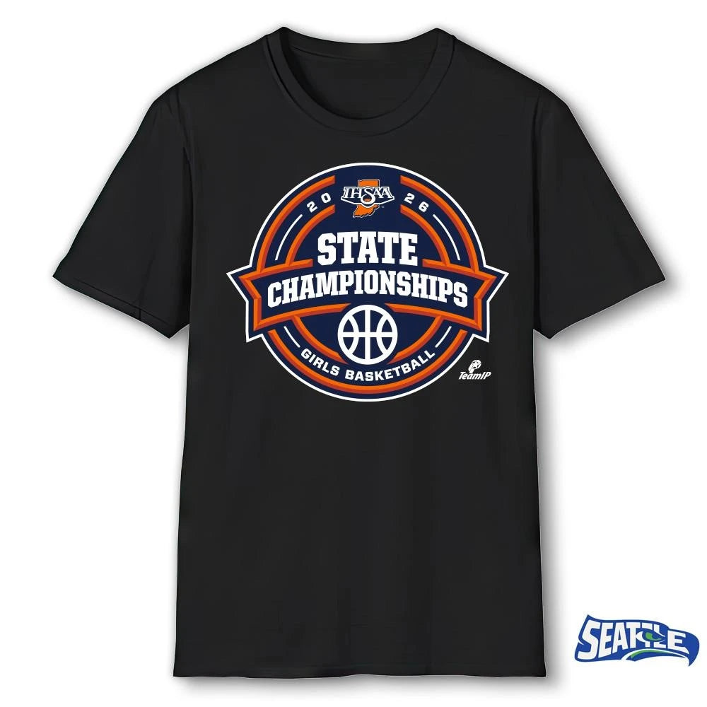 2026 IHSAA Girls Basketball State Championships Logo shirt