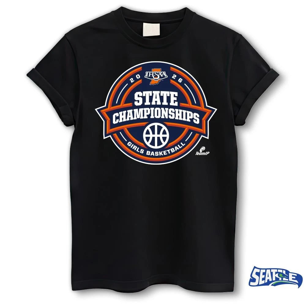 2026 IHSAA Girls Basketball State Championships Logo shirt
