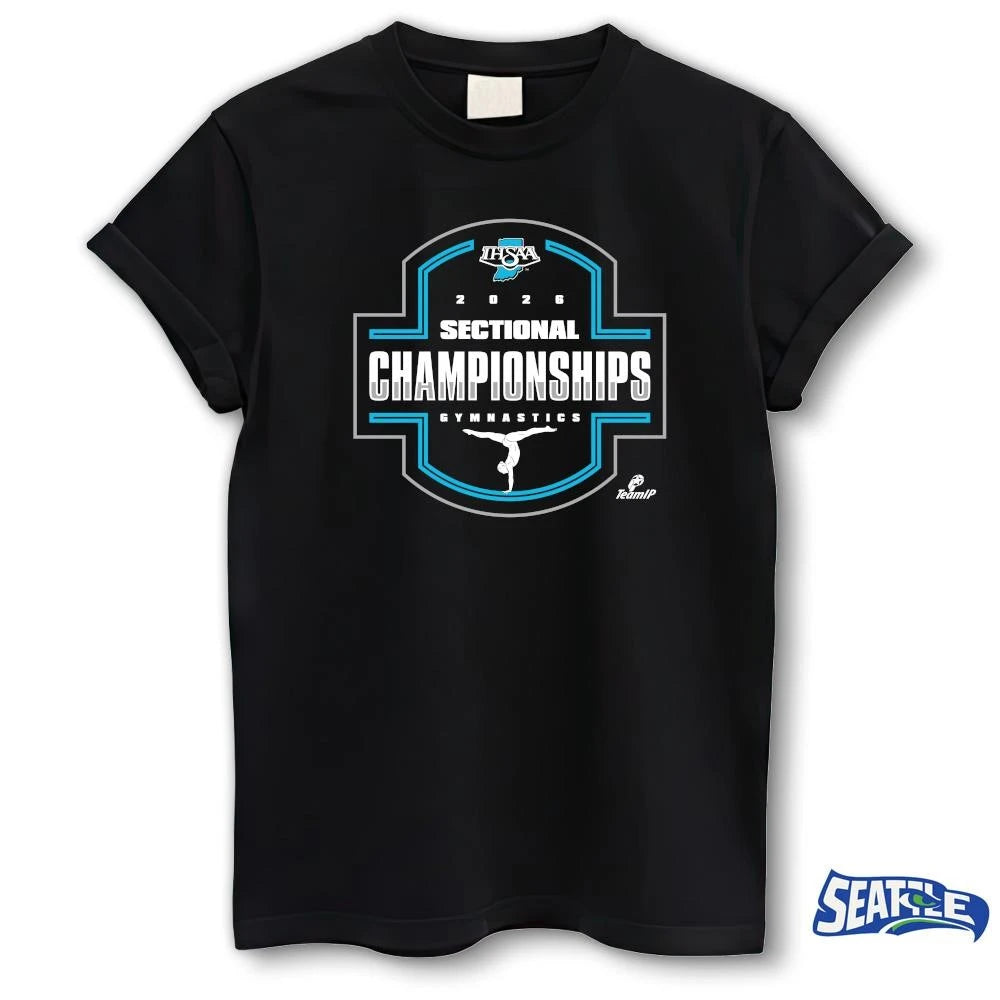 2026 IHSAA Gymnastics Sectional Championships Logo shirt