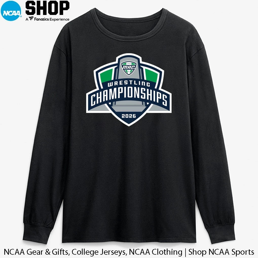 2026 Mac Wrestling Champions logo T-Shirt