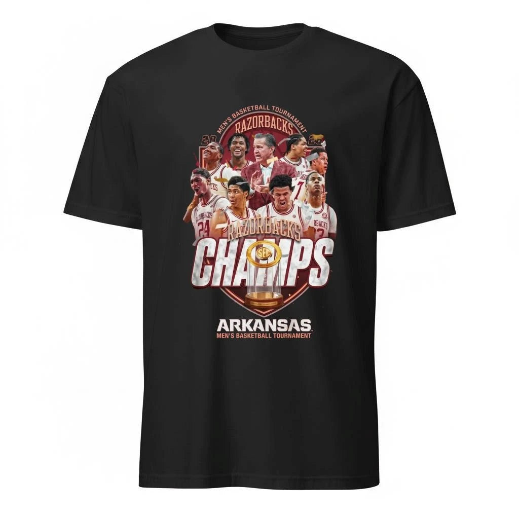 2026 Men’s Basketball Tournament Champs Arkansas Razorbacks Shirt