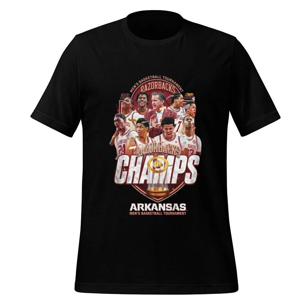 2026 Men’s Basketball Tournament Champs Arkansas Razorbacks Shirt