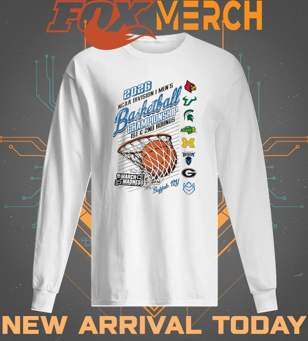 2026 NCAA DI Men’s Basketball Championship 1st &amp; 2nd Rounds Buffalo t-shirt