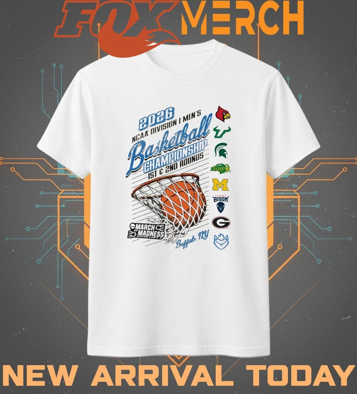 2026 NCAA DI Men’s Basketball Championship 1st &amp; 2nd Rounds Buffalo t-shirt