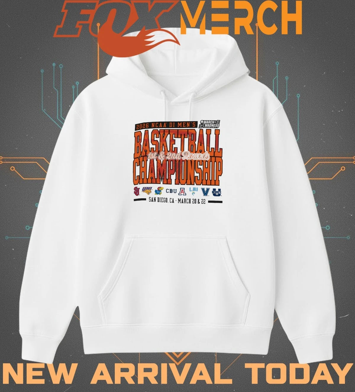 2026 NCAA DI Men’s Basketball Championship 1st &amp; 2nd Rounds San Diego, CA march 20 &amp; 22 t-shirt