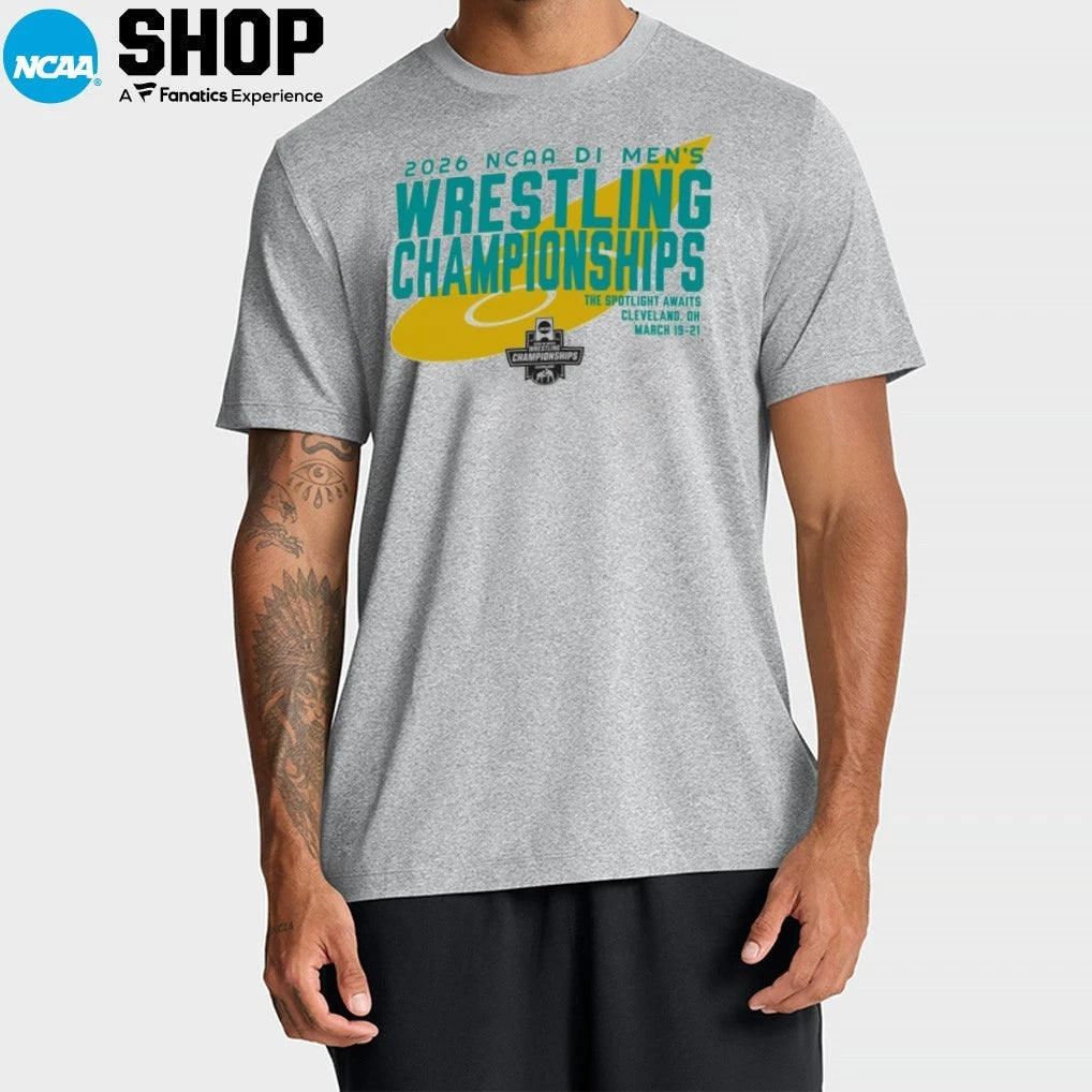 2026 NCAA DI Men’s Wrestling Championships The Spotlight Awaits Cleveland Oh March 19-21 T-Shirt