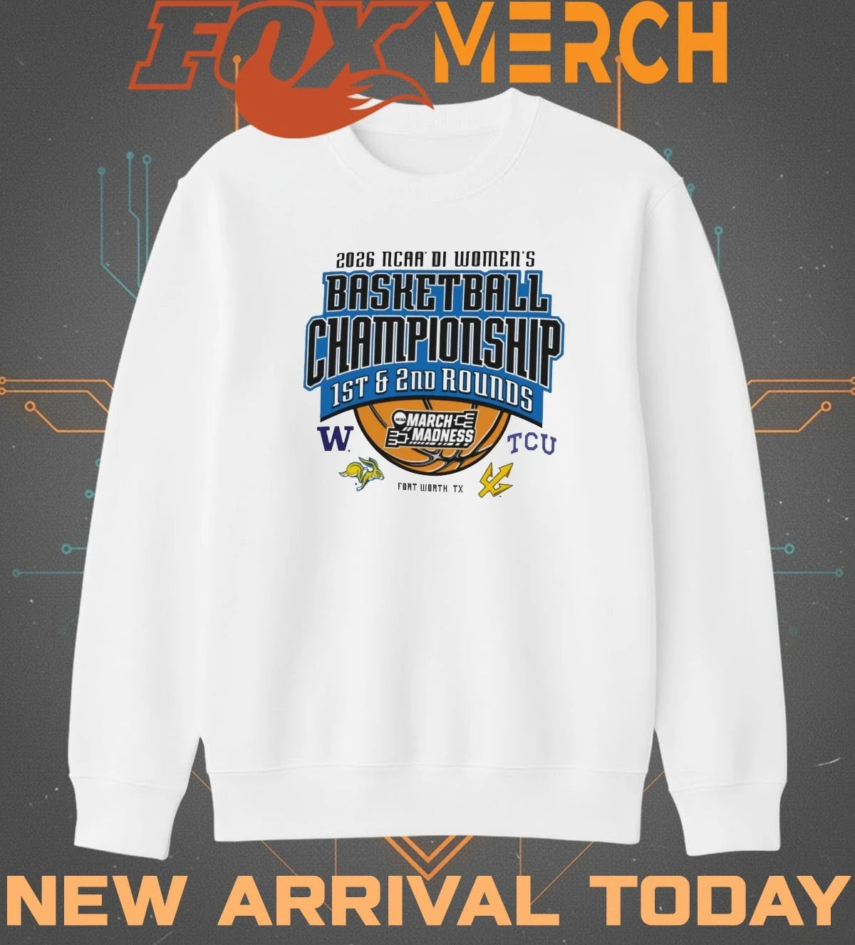 2026 NCAA DI Women’s Basketball Championship 1st &amp; 2nd Rounds March Madness Fort Worth, TX t-shirt