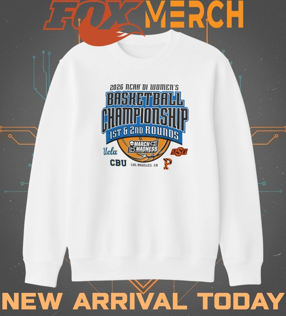 2026 NCAA DI Women’s Basketball Championship 1st &amp; 2nd Rounds March Madness Los Angeles, CA t-shirt