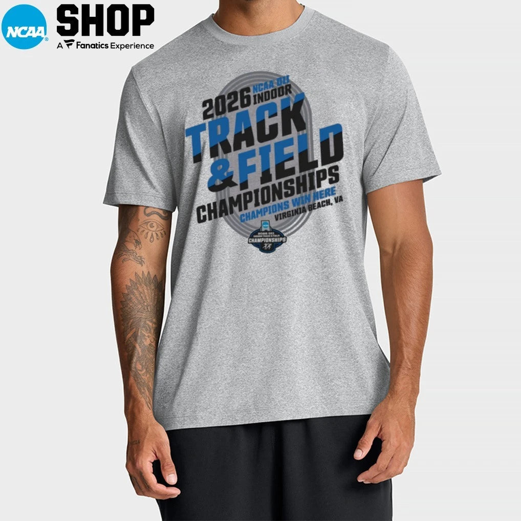 2026 NCAA DII Track and Field Championships Champions Win Here Virginia Beach Va T-Shirt