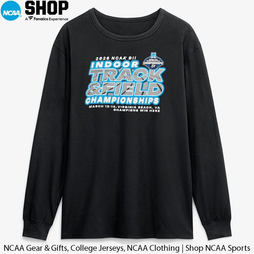 2026 NCAA DII Track and Field Championships March 13-14 Virginia Beach Va Champions Win Here T-Shirt