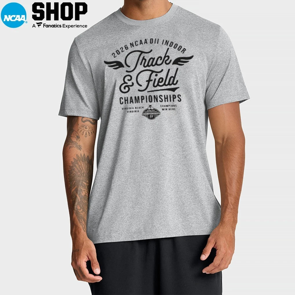 2026 NCAA DII Track and Field Championships Virginia Beach Va Champions Win Here T-Shirt