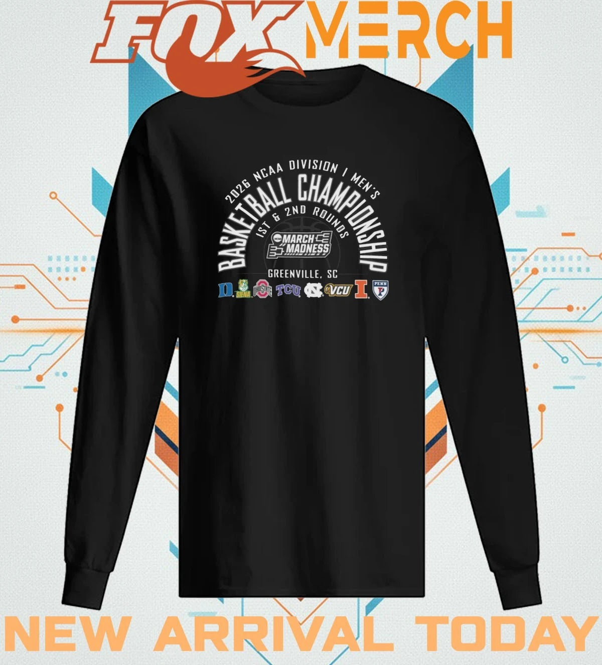 2026 NCAA Division I Men’s Basketball Championship 1st &amp; 2nd Rounds shirt
