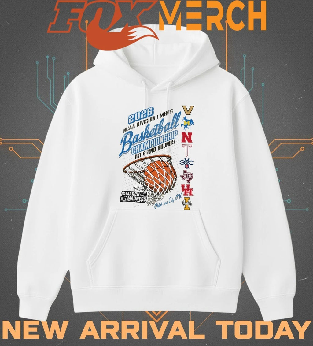 2026 NCAA Division I Men’s Basketball Championship 1st &amp; 2nd Rounds Oklahoma City, Ok t-shirt
