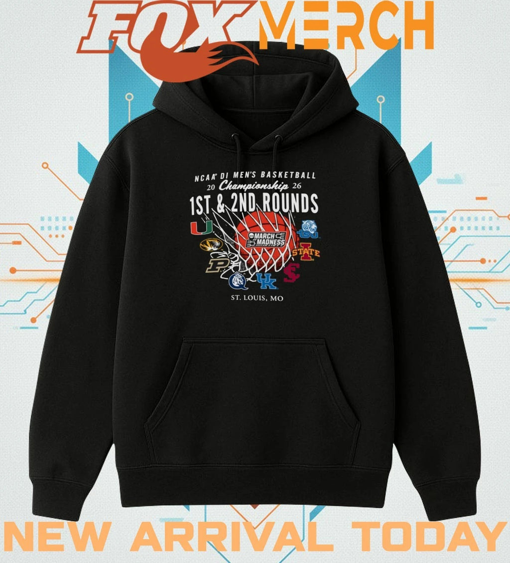 2026 NCAA Division I Men’s Basketball Championship First Round March Madness St. Louis, MO shirt