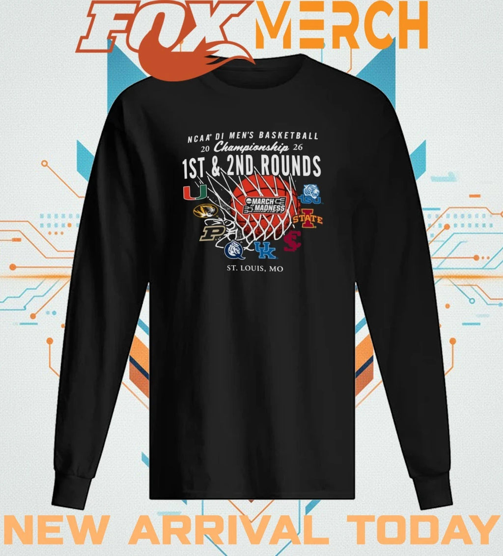 2026 NCAA Division I Men’s Basketball Championship First Round March Madness St. Louis, MO shirt