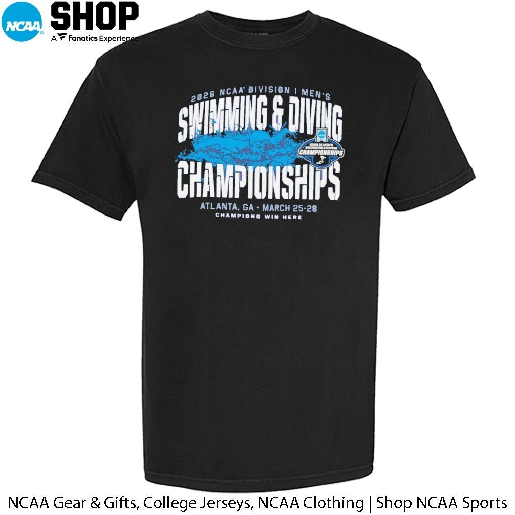 2026 NCAA Division I Men’s Swimming and Diving Championships Atlanta Ga March 25-28 Champions Win Here T-Shirt