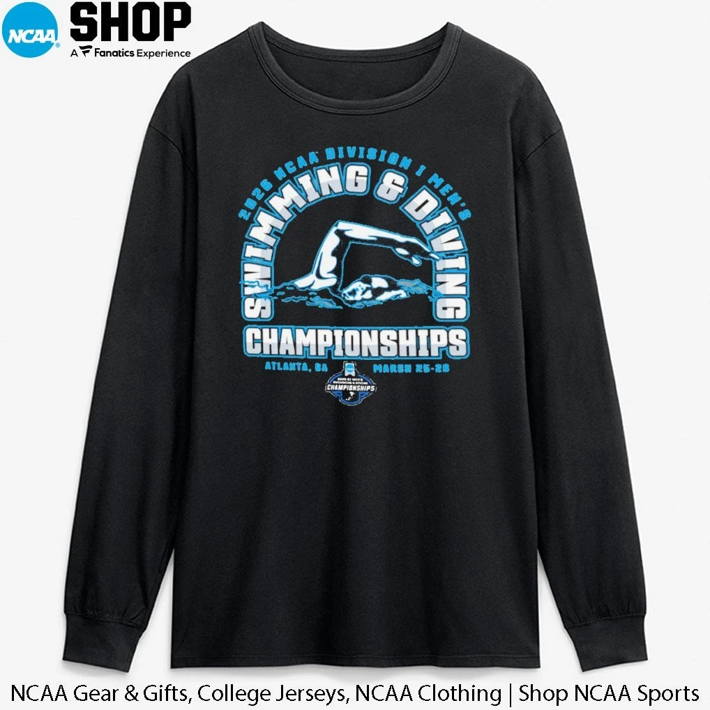2026 NCAA Division I Men’s Swimming and Diving Championships Atlanta Ga March 25-28 T-Shirt